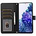 Custodia A Portafoglio Con Cerniera Per Telefono Con Slot Per Carte Di Credito Per Samsung Black  Samsung S21 Plus - Foto miniatura 3