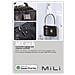 Lucchetto Bluetooth Tracker Per Iphone Android Milock Protezione Antifurto, Nero - Foto miniatura 4