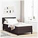 Letto box spring con materasso Marrone Scuro 100 x 200 cm - Foto miniatura 2