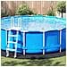 Telo per Fondo Piscina Nero Ø 428 cm Geotessile in Poliestere - Foto miniatura 2