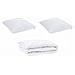 Set di piumini con cuscino 3 pcs Bianco 200 x 220 cm Microfibra - Foto miniatura 1
