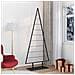 Albero di Natale in metallo con supporto Nero 210 cm Acciaio - Foto miniatura 2