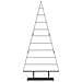 Albero di Natale in metallo con supporto Nero 210 cm Acciaio - Foto miniatura 5