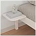 Letto con Tavolini Laterali Bianco 80 x 210 cm Pino massello - Foto miniatura 4