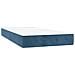 Giroletto a Molle con Materasso Blu Scuro 120x190 cm in Velluto - Foto miniatura 5