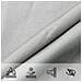 Vela Parasole Grigio Chiaro 5x2,5 m 100% Poliestere Oxford - Foto miniatura 8