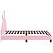 Struttura letto bambini con testata Rosa 90 x 190 cm PU - Foto miniatura 6