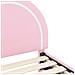 Struttura letto bambini con testata Rosa 90 x 190 cm PU - Foto miniatura 8