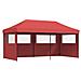 Tenda Party Borgogna 292 x 580 x 315 cm Tessuto Oxford - Foto miniatura 1