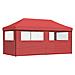 Tenda Party Borgogna 292 x 580 x 315 cm Tessuto Oxford - Foto miniatura 6
