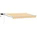 Tenda retrattile manuale con LED Giallo e Bianco 3 x 2,5 m - Foto miniatura 1