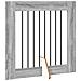 Cancello per cani con supporti 2 pcs Grigio Sonoma 80 x 80 cm - Foto miniatura 5