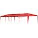 Tenda Party Rosso 1200 x 300 x 255 cm PE e Acciaio - Foto miniatura 1