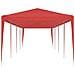 Tenda Party Rosso 1200 x 300 x 255 cm PE e Acciaio - Foto miniatura 3