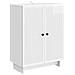 Credenza Bianco Lucido 66 x 34,5 x 90 cm Legno ingegnerizzato - Foto miniatura 1