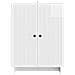 Credenza Bianco Lucido 66 x 34,5 x 90 cm Legno ingegnerizzato - Foto miniatura 4