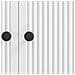 Credenza Bianco Lucido 66 x 34,5 x 90 cm Legno ingegnerizzato - Foto miniatura 8