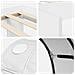 Letto con Tunnel con lo scaffale 3 pcs Bianco Legno multistrato - Foto miniatura 9