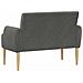 Loveseat con bottoni imbottiti Grigio Scuro 116 x 67 x 81 cm - Foto miniatura 5