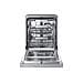 Samsung DW70H73YCFRU1, Libera installazione, Dimensione massima (60 cm), Acciaio inox, Touch, 1,5 m, 1,55 m - Foto miniatura 7