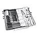 Samsung DW70H73YCFRU1, Libera installazione, Dimensione massima (60 cm), Acciaio inox, Touch, 1,5 m, 1,55 m - Foto miniatura 18