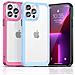 Custodia Outer Space Per Iphone 12 Pro Max Con Cover Rigida E Cornice Gel, Colore Blu. - Foto miniatura 6