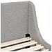Struttura letto bambini con testata Grigio Chiaro 80x160 cm - Foto miniatura 6