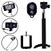 Monopiede Allungabile Palo Estensibile + Wireless Bluetooth Selfie Telecomando Scatto Remoto + Phone Support Universale - Foto miniatura 1