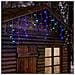 Cascata Luminosa Tenda Di Natale 192 Led Flash Multicolor 510x90 Prolungabile 15mt - Foto miniatura 1
