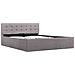 Giroletto Con Contenitore Grigio Talpa In Tessuto 140x200 Cm - Foto miniatura 7