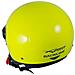 Backline Casco Jet Visiera Antigraffio Giallo Fluo Ece 22-05 Taglia L - Foto miniatura 3