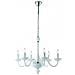 Lampadario Alfiere Bianco 6xe14 74x58cm - Foto miniatura 1