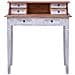 Scrivania con Cassetti 90x50x101 cm in Legno Massello di Mogano - Foto miniatura 3
