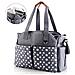 Pannolini Per Neonati Modifica Tote Bag Messaggero Della Cartella Di Viaggio Diaper Weekender Bag W Carrozzina Cinghie 12 Tasche Grande Spazio Di Archiviazione Per Tutti Per Beb (classic Grey)  - Foto miniatura 1