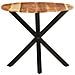 Tavolino Di Servizio 68x68x56 Cm In Legno Massello Di Acacia - Foto miniatura 3
