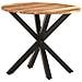 Tavolino Di Servizio 68x68x56 Cm In Legno Massello Di Acacia - Foto miniatura 9
