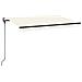 Tenda Automatica con Sensore Vento e LED 450x300 cm Crema - Foto miniatura 1