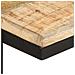 Tavolini Laterali 2 Pz 31,5x24,5x64,5 Cm Legno Di Mango Grezzo - Foto miniatura 7