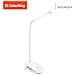 Led Lampada Da Tavolo Flessibile E Clip Con Batteria Integrata Bianca, Lampada Da Tavolo, 3 H, 5 V, 0,5 Ah - Foto miniatura 1