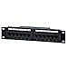 12 x RJ-45 Cat. 5e, Nero, 1U, -10 - 60 °C, RJ-45, Oro, Cat. 5e - Foto miniatura 1