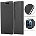 Custodia Compatibile Con Apple Iphone 12 Pro Max (6,7"" Zoll) In Classy Nero - Coperchio Protettiva Con Chiusura Magnetica, Funzione Stand E Tasca Per Le Carte - Foto miniatura 7