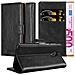 Custodia Compatibile Con Lg X Screen In Nero Grafite - Coperchio Protettiva Con Chiusura Magnetica, Funzione Stand E Tasca Per Le Carte - Foto miniatura 1