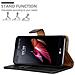 Custodia Compatibile Con Lg X Screen In Nero Grafite - Coperchio Protettiva Con Chiusura Magnetica, Funzione Stand E Tasca Per Le Carte - Foto miniatura 2