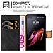 Custodia Compatibile Con Lg X Screen In Nero Grafite - Coperchio Protettiva Con Chiusura Magnetica, Funzione Stand E Tasca Per Le Carte - Foto miniatura 3