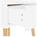 Comodini 2pz Bianco Lucido 40x40x56 cm in Legno Multistrato - Foto miniatura 7