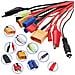 10-in-1 Banana Plug Rc Caricatore Lipo Adattatore Cavo Xt90 Xt60 Jst Ec5 T Plug Tamiya Mini Tamiya Glow Ignitor Futaba Alligator Clips Per Rc Auto Dji - Foto miniatura 3