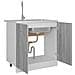 Mobiletto “Lyon” Grigio Sonoma 80x46x81,5 cm - Foto miniatura 4