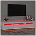 Mobile Porta TV con Luci LED Bianco 195x35x40 cm - Foto miniatura 5