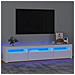 Mobile Porta TV con Luci LED Bianco 195x35x40 cm - Foto miniatura 1