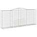 Cesti Gabbioni Ad Arco 4 Pz 400x50x160/180 Cm Ferro Zincato - Foto miniatura 2